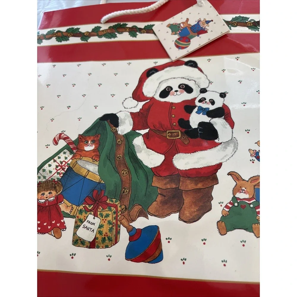 Vintage Sandy's‎ Small Wonder Christmas Gift Bag 10x13